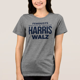 Camiseta Triblenda Feministas de Harris Walz