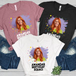 Camiseta Triblenda Feria de cumpleaños de la foto de la cara divertid<br><div class="desc">Prepárate para llevar las risas a tu próxima celebración con nuestra Personalizado Funny Face Picture Birthday Party coincidiendo con la camiseta Tri-Blend. Esta camisa lleva la personalización al siguiente nivel al incluir una foto personalizado de su elección, convirtiéndola en una camiseta de cumpleaños divertidísima y memorable. Ya sea que busques...</div>
