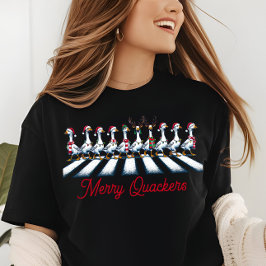Camiseta Triblenda Festividad divertida de los Navidades de Merry Qua