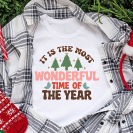 Camiseta Triblenda Festividades de los Navidades Retro Groovy