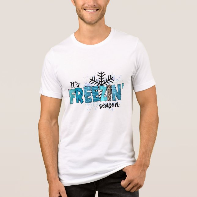 Camiseta Triblenda Festividades invernales frías y heladas (Anverso)