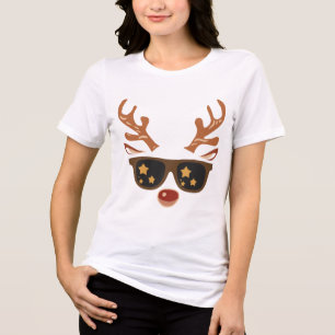 Camiseta Triblenda Festividades modernas y singulares Navidades de re