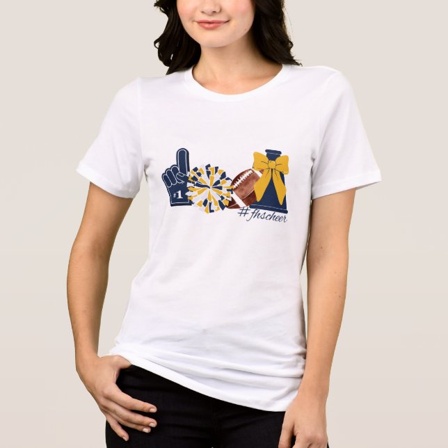 Camiseta Triblenda #FHSCheer Tee - Women (Anverso)