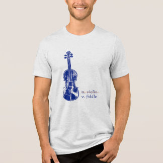 Camiseta Triblenda Fiddle Not Violin Bluegrass Country Music Gift