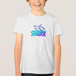 Camiseta Triblenda Fierce Gradient Shark Logo  | Bold Ocean 