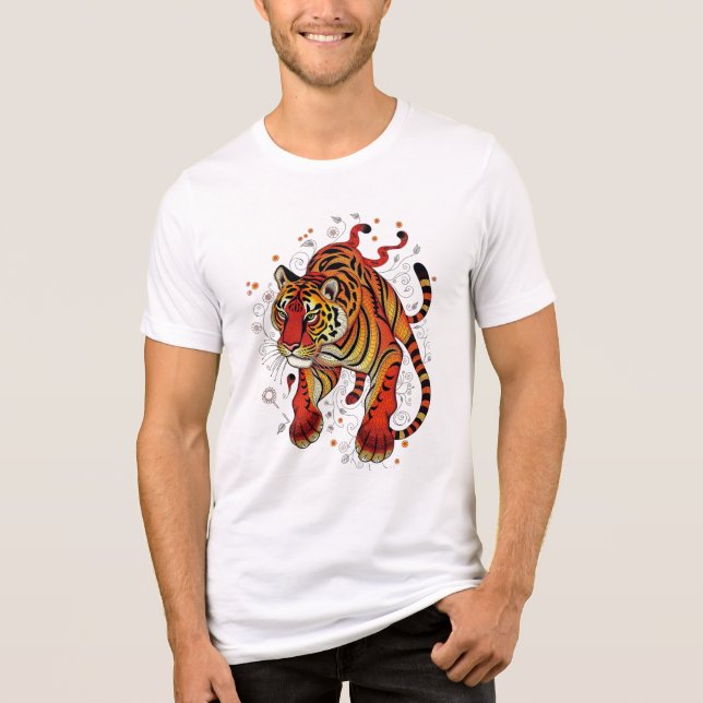 Camiseta Triblenda Fierce Spirit Tiger (Anverso)