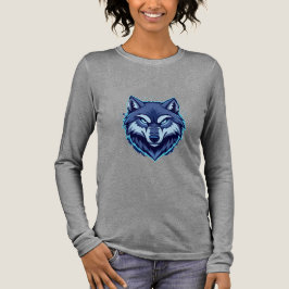 Camiseta Triblenda Fierce Wolf – Symbol of Strength and Freedom