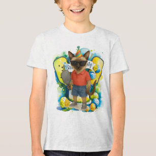 Camiseta Triblenda Fiesta de cumpleaños para las pelotas