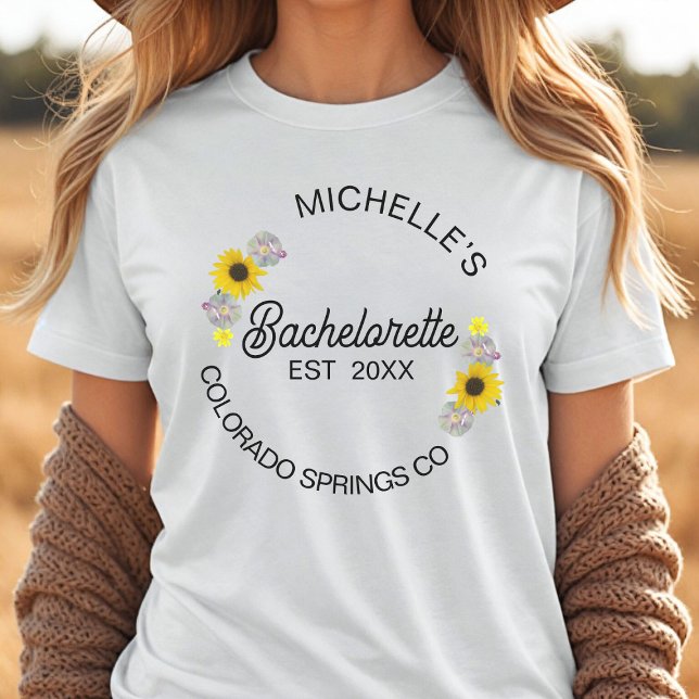 Camiseta Triblenda Fiesta de Despedida Floral Moderna Año de Fundació (Subido por el creador)