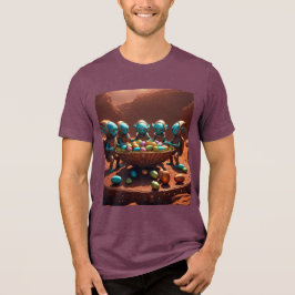 Camiseta Triblenda fiesta de huevos de pascua alienígena