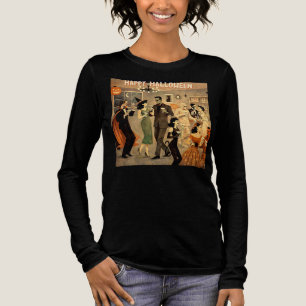 Camiseta Triblenda Fiesta de Martini de Halloween Retro de mediados d