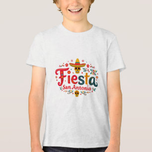 Camiseta Triblenda Fiesta Escuadrón San Antonio Texas Cinco De Mayo