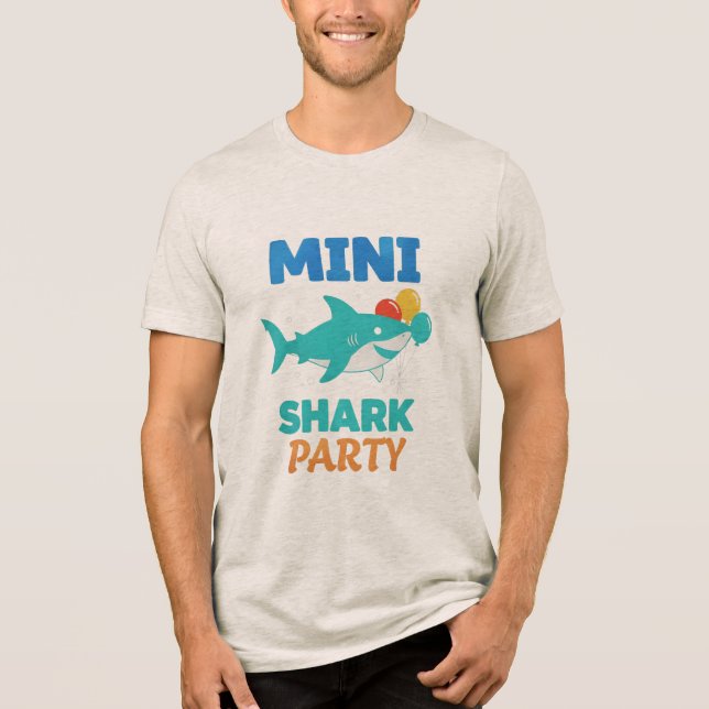 CAMISETA TRIBLENDA FIESTA MINI TIBURÓN (Anverso)