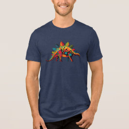 Camiseta Triblenda Fiesta Polka Dot Pal: camiseta Stegosaurus Unisex