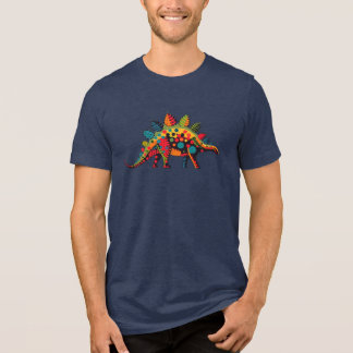 Camiseta Triblenda Fiesta Polka Dot Pal: camiseta Stegosaurus Unisex