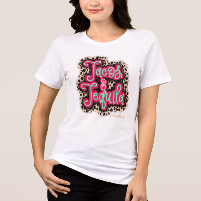 Camiseta Triblenda Fiesta Tacos & Tequila Fun Fiesta (Anverso)