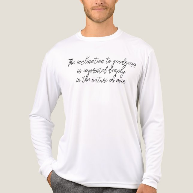 Camiseta Triblenda Filósofo inglés Francis Bacon (Anverso )