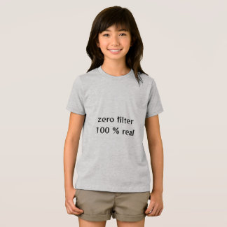 Camiseta Triblenda filtro cero 100 % real en gris