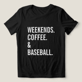 Camiseta Triblenda Fin de semana Café Béisbol Deportivo
