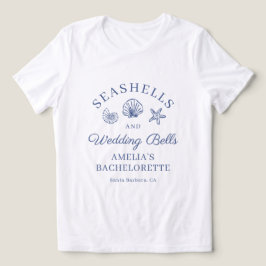Camiseta Triblenda Fin de semana de despedida de soltera con conchas 