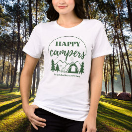 Camiseta Triblenda Fin de semana de soltera del soltero en el campame