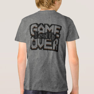 Camiseta Triblenda Fin del juego, nivel hacia arriba: juego retro-pix