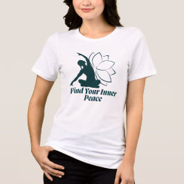 Camiseta Triblenda Find Your Inner Peace Yoga Quote