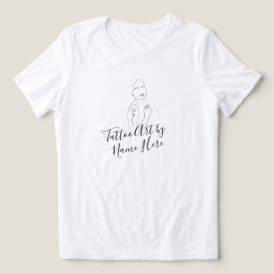 Camiseta Triblenda firma de escritura de arte de tatuaje moderno