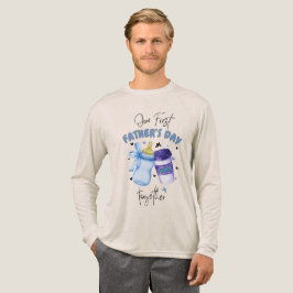 Camiseta Triblenda First Father's Day Together Matching outfit / Blue