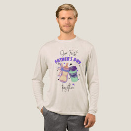 Camiseta Triblenda First Father's Day Together Matching outfit Purple