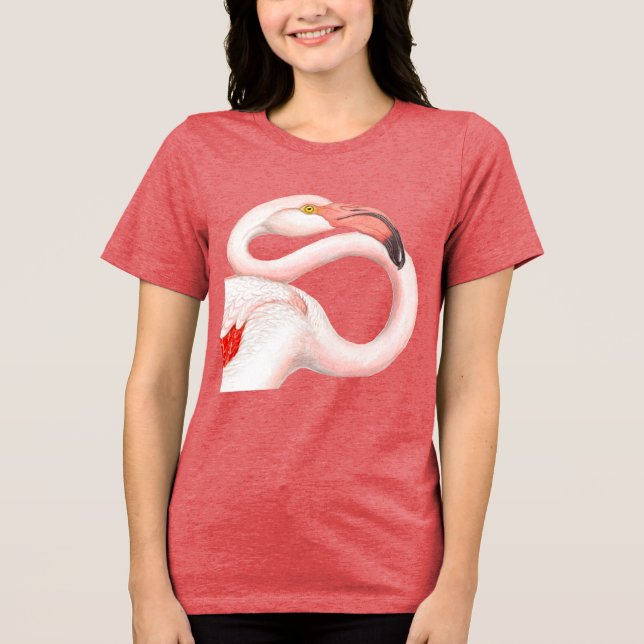 Camiseta Triblenda Flamingo rosa (Anverso)