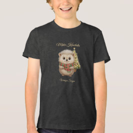 Camiseta Triblenda Flauschiger Niko Igel Weihnachten Design