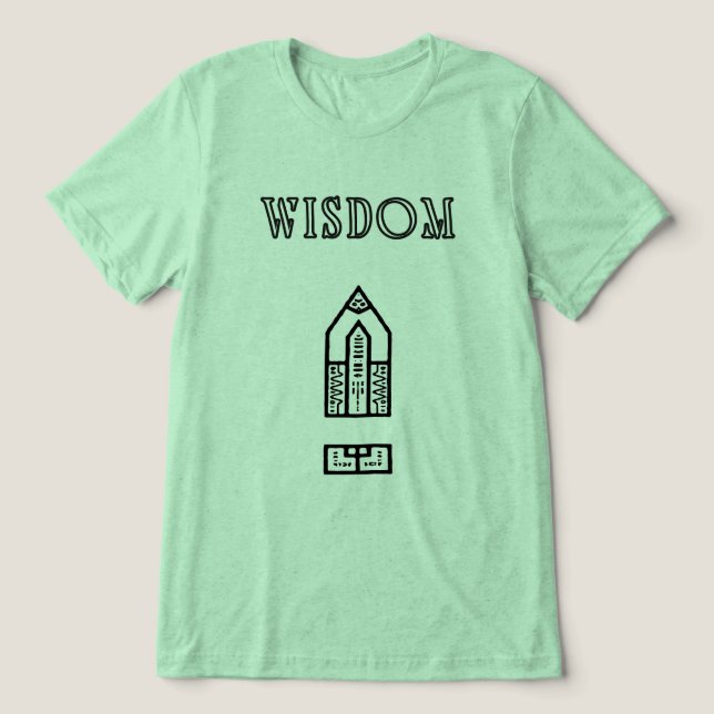 Camiseta Triblenda flecha de bala de Wisdom (Diseño delantero )