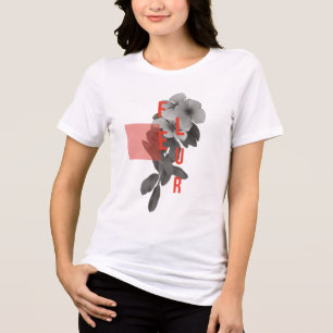 Camiseta Triblenda Fleur Moderne: Coeval Botancial Art