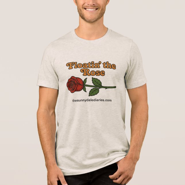 Camiseta Triblenda Floatin' the Rose Sunnydale Diaries t-shirt (Anverso)