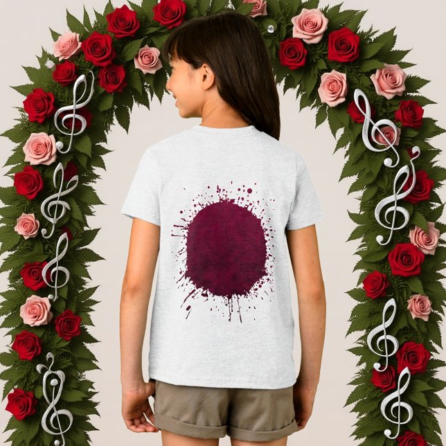 Camiseta Triblenda Flor Aplastada (Subido por el creador)