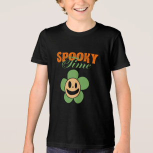 Camiseta Triblenda Flor de Fantasma Divertida y Espeluznante ,Lima es
