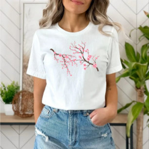 Camiseta Triblenda flor de flores de cerezo