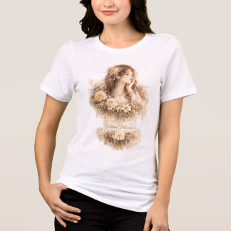 Camiseta Triblenda Flor dorada