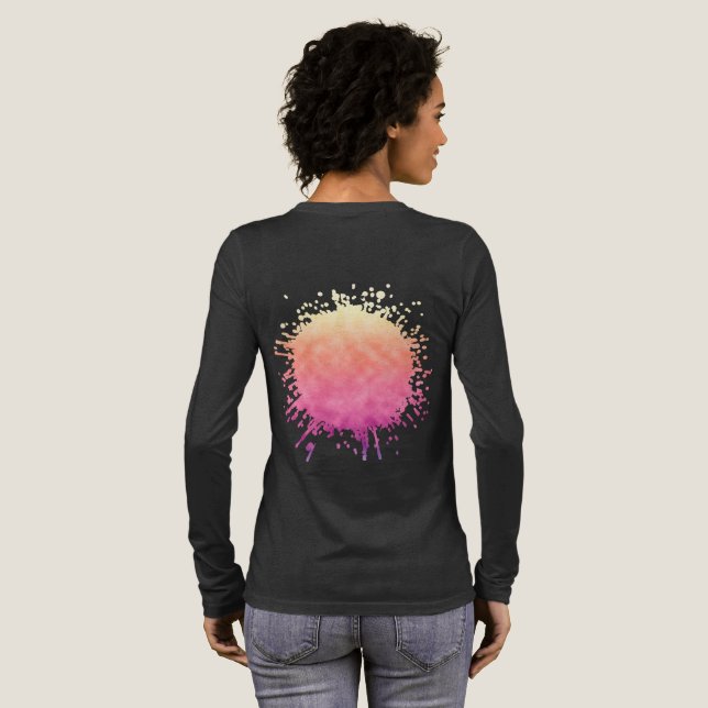 Camiseta Triblenda Flor Radiante (Reverso Completo )