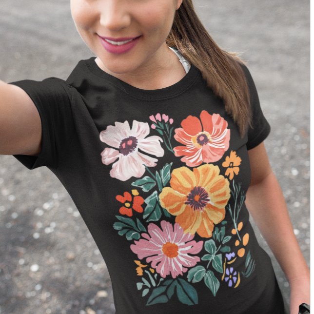 Camiseta Triblenda Flor silvestre Boho Flowers (Subido por el creador)