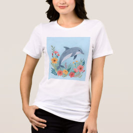 Camiseta Triblenda Floral Dolphin