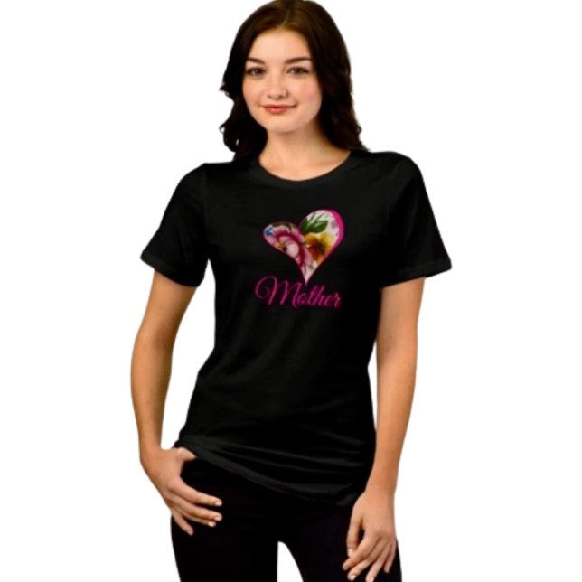 Camiseta Triblenda Floral Inspirado en Porcelana (Treat Mom in style—this comfy women’s tee makes the perfect heartfelt Mother’s Day gift.

)