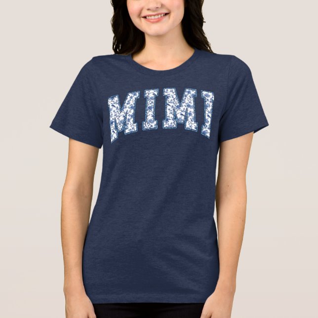 Camiseta Triblenda Floral Mimi (Anverso)