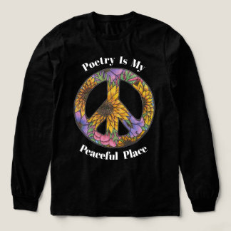 Camiseta Triblenda Floral Peace Shirt For Poets and Teachers