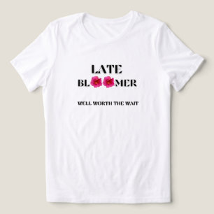 CAMISETA TRIBLENDA FLORAL ROSA BLANCO JARDINERÍA MUJERES FLORACIÓN TA