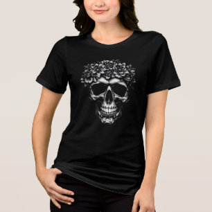 Camiseta Triblenda Floral Skull