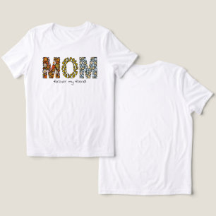 Camiseta Triblenda Floral Vintage MOM Por Siempre Mi Amiga Estética