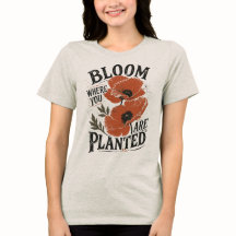 Florece Donde Estás Plantado Floral Retro