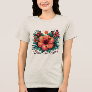 Camiseta Triblenda florecer el sol